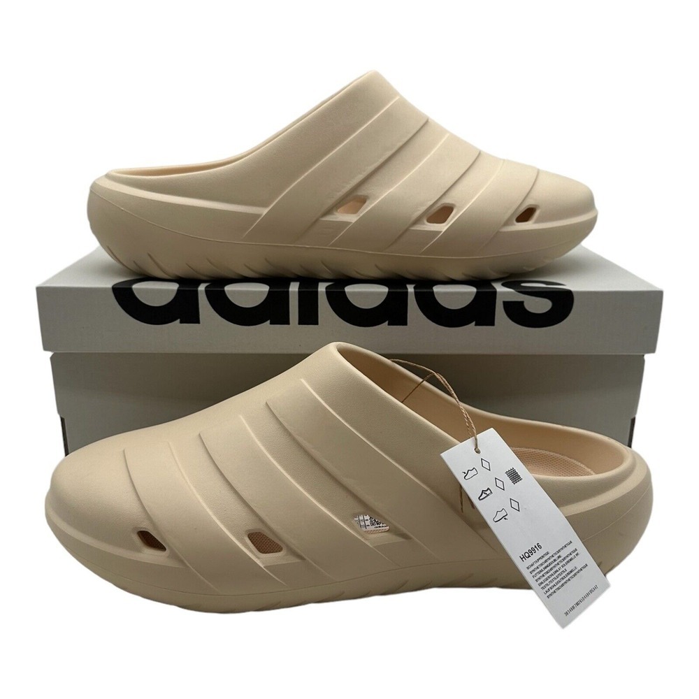 Adidas Unisex-Adult Adicane Clogs Men's 8 Women's‎ 9 Slide Sandal HQ9916 Beige
